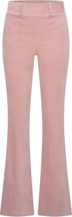 Hart by Helena Hart 7559 Flair Velvet - Dames - Wijde Broeken - Roze - M - Katoen - Broeken