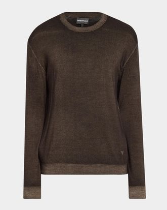 Emporio Armani Men & apos;s Virgin Wool Sweater