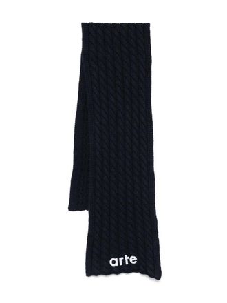 Arte Textured Logo Scarf Accessories
