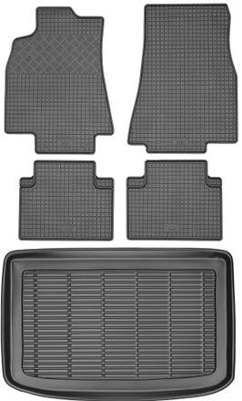 OEM Juego De Alfombrillas De Goma Para Coche Y Maletero Para Mercedes Clase A W169 Hatchback (2004-2012)