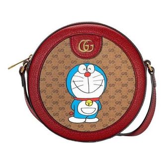 Gucci (WMNS) Gucci x Doraemon Shoulder Bag Beige Brown 625216-2T8AG-8580