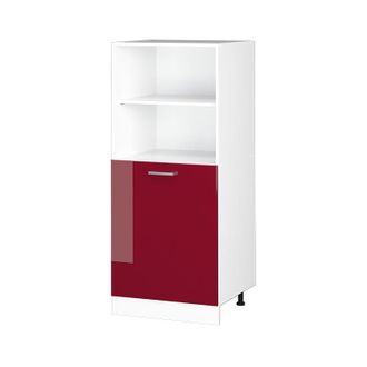 Vicco Mobile per forno da incasso R-Line, Rosso bordeaux lucido, 60 cm
