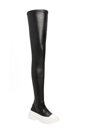 Azalea Wang Lover Over the Knee Boot in Black at Nordstrom Rack, Size 6