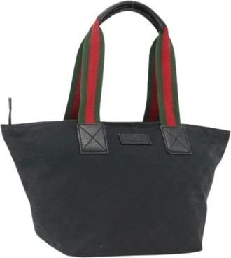 Gucci Pre-owned Handbags, female, Black, Size: ONE SIZE Pre-owned Vintage Hand Bag
