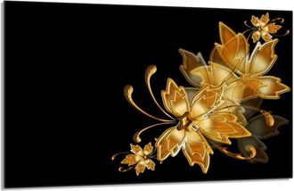 OEM Placa Protectora De Vidrio Para Estufa 80x52 Oro