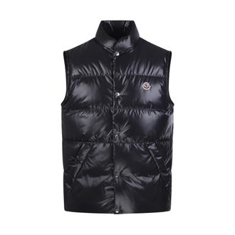 Moncler Vests, male, Black, Size: M Restigo Vest