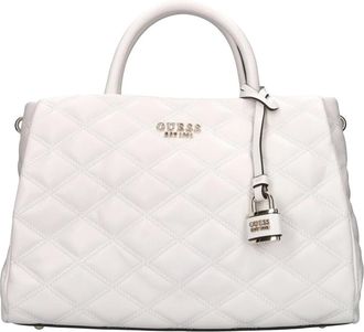 Guess Faux Leren Tas - Dames - Handtassen - Wit - ONE Size - Leer - Tassen