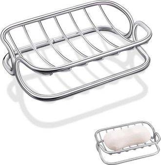 OEM Jabonera De Acero Inoxidable Con Drenaje Autom&aacute;tico Para Ducha, Ba&ntilde;o Y Cocina - Soporte De Metal Resistente