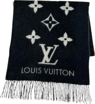 Louis Vuitton Pre-owned Cashmere Stole - - Pre-owned - Donna - Nero - ONE SIZE