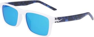 Nike Cheer M Zonnebril - unisex - Zonnebrillen - Wit - 49 MM - Accessoires