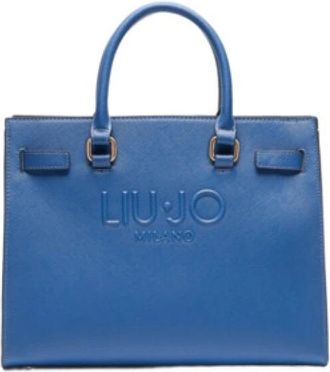 Liu Jo Dames, Tassen, Blauw, Maat: ONE Size Poliester