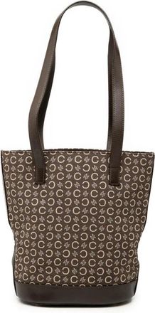 Celine Pre-owned Printed Tote Bag - Dames - Vintage Shopper - Bruin - ONE Size - Vintage