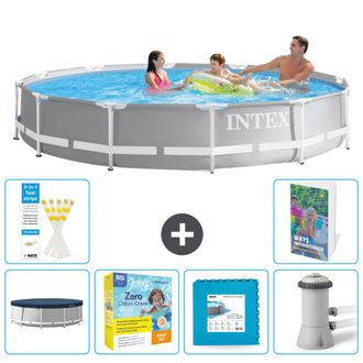 Intex Piscina Prism Frame Redonda - 366x76 Cm - 7-piezas S44
