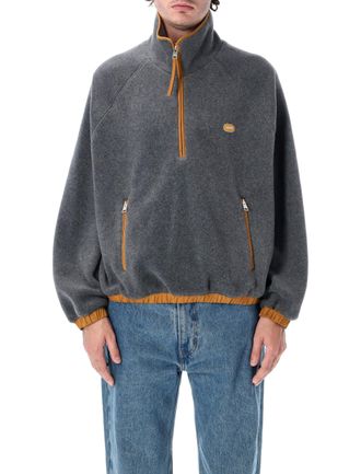 Ami Ami Relaxed Fit Half-Zipped Nylon Vareuse