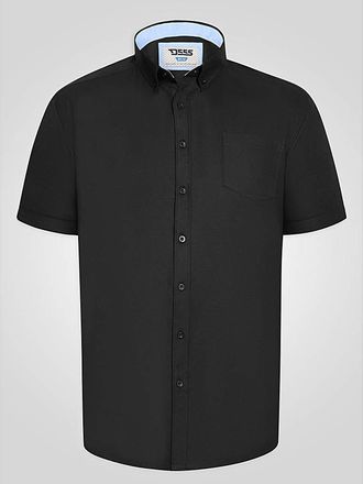 D555 BLACK Oxford Short Sleeve Shirt
