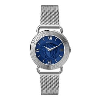 Versace Medusa Collectie Roestvrijstalen Armbandhorloge - Dames - Horloges - Grijs - ONE Size - Accessoires