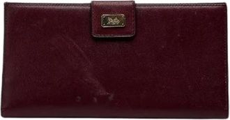 Celine Pre-owned Vintage Wallet - Dames - Vintage Accessoires - Rood - ONE Size - Leer - Vintage