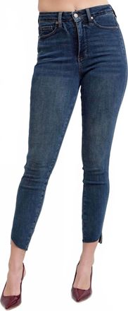 Judy Blue Cigarette Skinny Jeans In Dark Wash