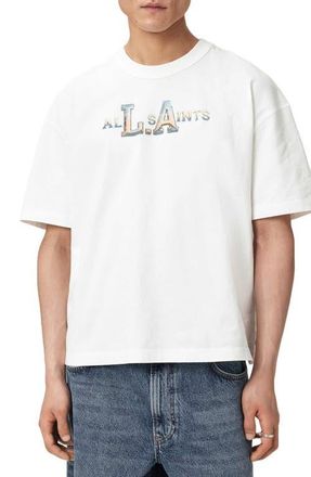AllSaints Angelino Graphic T-Shirt in Chalk White at Nordstrom, Size Xx-Large