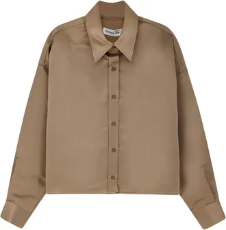 Frankie Shop Donna, Camicette, Beige, M, new