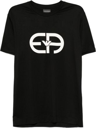 Emporio Armani Logo Cotton Blend T Shirt