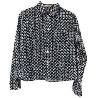 Camicettasnob Womens Camicia Shirt In Blue & White