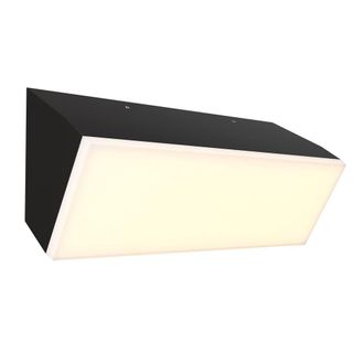 Netlighting Brick 10x30cm Outdoor Wall Down Lamp Graphite 3000K 1600lm IP54 in Grey | Size: 10x30 cm