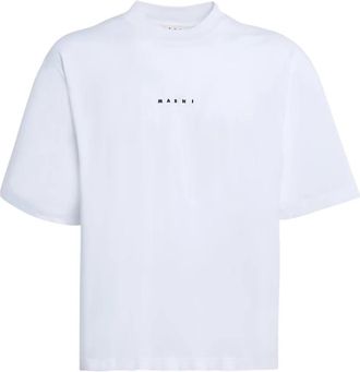 Marni T-Shirt - Dames - T-shirts - Wit - XL - Katoen - Tops