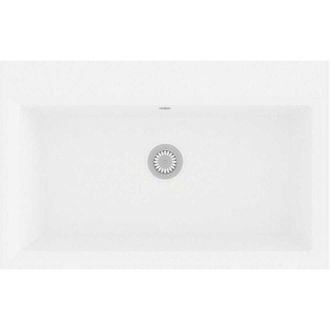 vidaXL Fregadero De Cocina Blanco 79 X 50 X 31 Cm Granito Vidaxl