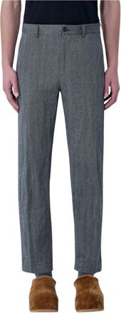 Dries Van Noten Broeken - Heren - Vrijetijds broeken - Grijs - S - Broeken