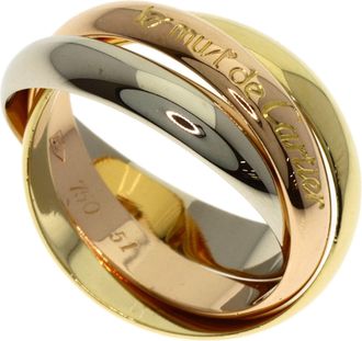 Cartier Yellow Gold (18K) Pink Gold (18K) White Gold (18K) Band Ring (Pre-Owned)