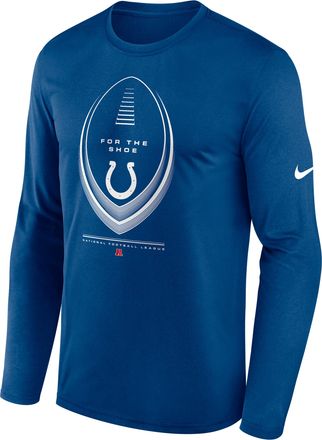 Nike Indianapolis Colts Legend Icon Nike Mens Dri-FIT NFL Long-Sleeve T-Shirt in Blue | NKHT4LB98-NDB