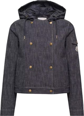 Moncler Tassen - Dames - Spijkerjassen - Blauw - XS - Jassen