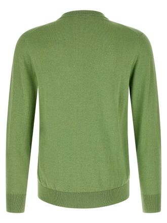 Ballantyne Argyle Jacquard Sweater - Green
