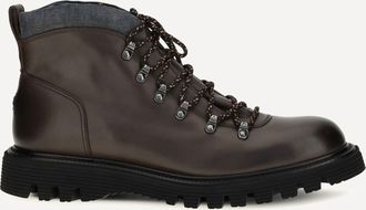Fratelli Rossetti Leather lace-up Boots Male 11