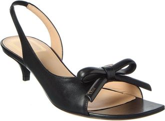 Dior Bow Leather Slingback Sandal