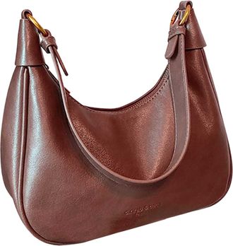 Generic Minimalist Solid Color Underarm Shoulder Bag Versatile Crossbody Purse For Everyday Carry Women Accessory (One Size)