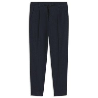 HUGO BOSS Modern-fit pants in micro-printed stretch fabric