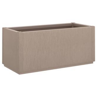 vidaXL Jardinera Pp Marr&oacute;n Claro 80x36x35 Cm Vidaxl