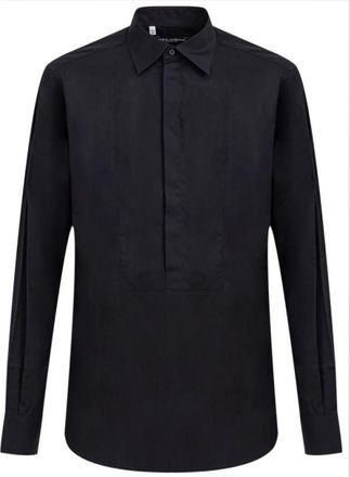 Dolce & Gabbana Heren, Overhemden, Blauw, Maat: 3XS Katoen