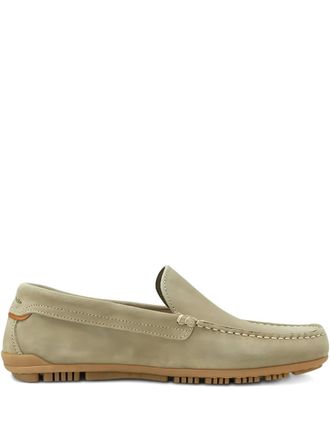 Marc O'Polo Sven suède loafers - Groen