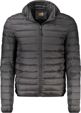 Cavalli Lichtgewicht Jas met Capuchon - Heren - Winterjassen - Zwart - 2XL - Polyester - Jassen