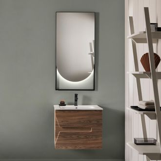 MODO Modo - Mobile Bagno 60 Cm Sospeso Haiti Finitura Tek