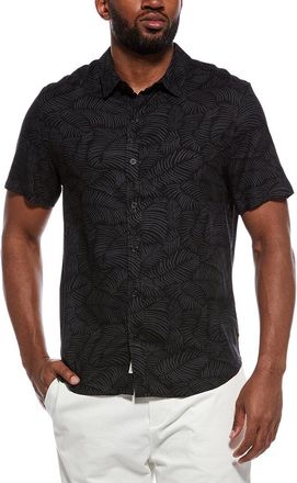 Onia Printed Linen-Blend Shirt