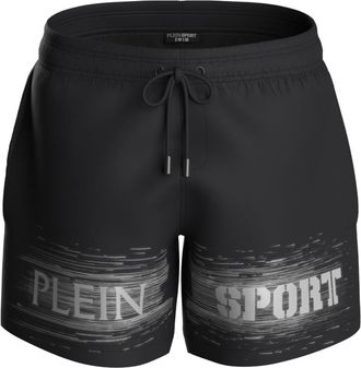 Plein Sport Shade Logo Boardshorts Zwart