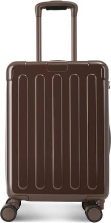 Hedgren Nostos Glossy Spinner Carry-On in Espresso at Nordstrom