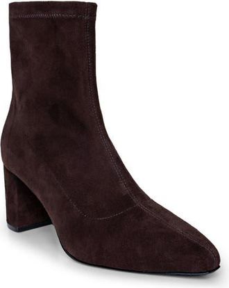 L'agence Salome Bootie in Dark Brown Suede at Nordstrom, Size 9.5