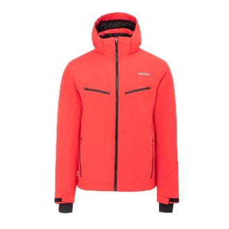 Nevica Mens Vail Ski Jacket Long Sleeve Waterproof Red M