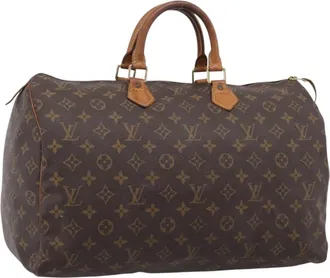 Louis Vuitton Speedy Monogram Canvas Brown Canvas Handbag (Pre-Owned)