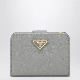 Prada Small light grey Saffiano wallet